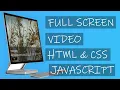 How To Add Full Screen In HTML CSS JAVASCRIPT