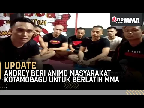 MANTAP! Andrey Pakaryanto Salurkan Demam Olahraga MMA di Kotamobagu