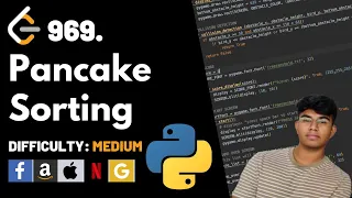 Pancake Sorting Leet code 969 Theory explained Python code