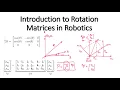 Introduction to Rotation Matrices in Robotics