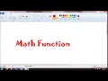 Lecture 13 Maths functions in Java