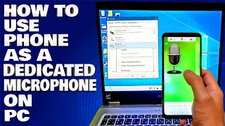 How To Use Phone as a Dedicated Microphone on PC Guide