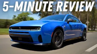 2026 DODGE CHARGER SCAT PACK PLUS REVIEW IN 5 MINUTES