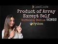 Leetcode 238 Product of Array Except Self Python - HINDI