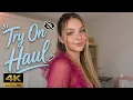 4K Micro Mini String Bikini Tiny Bikini Try On Haul See Everything Sheer Transparent Lingerie