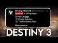 The Destiny 3 Leak 7 Years Ago