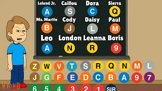 Behavior Chart Day II NYC Subway Cards Caillou gets Z Again