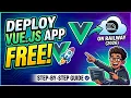 Deploy Vue js App on Railway for FREE in 2026 Step-by-Step