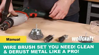 Wire Brush Set You Need Today Derust Metal Clean Metal Like a Pro