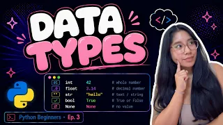 Python Data Types Explained for Beginners Pokemon Examples Learn Python for Beginners Ep 3