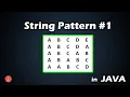 String Pattern Interesting String Patterns in JAVA BluejCode