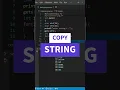 Copy one STRING to ANOTHER in C