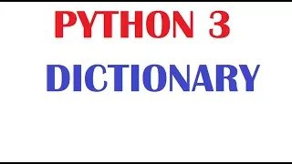 Python Tutorial For Beginners Lesson12 Python Dictionary