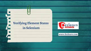 How to verify Element Displayed Visible Enabled Exist present in Selenium