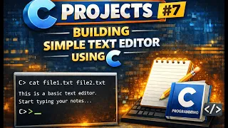 C projects building a simple text editor with c