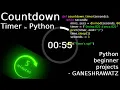 Make a Countdown Timer in Python Python Beginner Projects GANESHRAWATZ