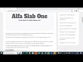 How to Download and Install Alfa Slab One Font Free Download in Adobe Photoshop