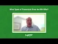 IRS transcript types explained - with NATP s Jim Buttonow