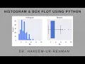 Visualizing Data Distribution in Python Histograms and Box Plots with Pandas