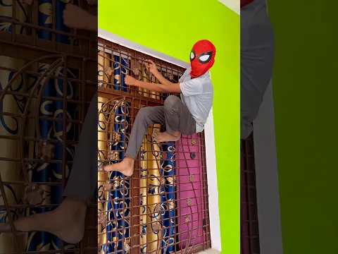 Spider man mask aur chota bhai🤣🔥indian family#trendingshorts#viralshorts#comedy#ytshorts#shorts