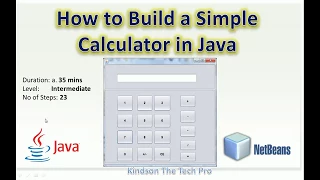 Building Simple Calculator Program In Java Using Netbeans
