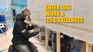 Snowed In! But Our Sailboat Build Won’t Wait – Ep. 378 RAN Sailing