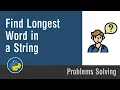 Arabic Problems Solving With Python - Find Longest Word in a String