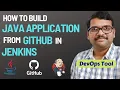 How to Build JAVA Application from GITHUB in JENKINS DevOps Tools Run Java Program from Jenkins