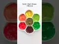 GOLD RED GREEN Mixing Christmas Colors