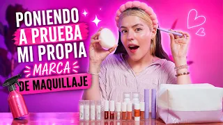 PONGO A PRUEBA MI PROPIA MARCA DE MAQUILLAJE | MUSAS