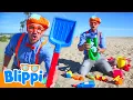 Blippi Learns Numbers and Colors at the Beach Blippi and Meekah Best Friend Adventures
