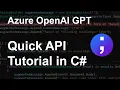 Azure OpenAI C API Quick Tutorial