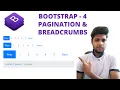 Pagination Breadcrumbs in Bootstrap in Hindi Bootstrap 4 Tutorial for beginners in Hindi - 15