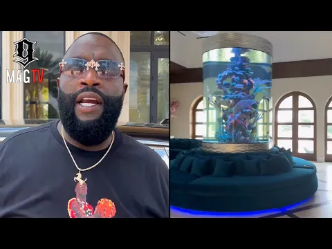 Download MP3 Rick Ross Travels To His Houston Mansion \u0026 Shows Off $1M Dollar Custom Fish Tank! 🐠