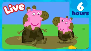 🔴 LIVE: FULL EPISODES George's Adventures! 🐷🦖 Peppa Pig | 12 HOURS OF HD CARTOONS