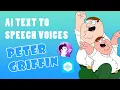 Guide How To Make Peter Griffin AI Voice By Text to Speech Generator VoxMaker