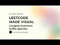 Longest Common Suffix Queries Explained VISUALLY Day 25 of challenge with Educative