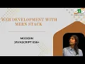 Modern JavaScript ES6 Web Development with MERN Stack SNS Institutions