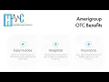 Amerigroup Over-the-Counter OTC Benefits