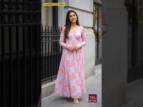 এই সুন্দর Floral Dress-টা দেখেছেন? 😍 | Stylish Women’s Long Dress | Fashion Shorts