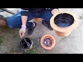 the making of outdoor ashtray using scrap PVC pipe
