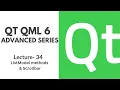 QT QML 6 Advanced Series Lecture 34 ListModel methods ScrollBar