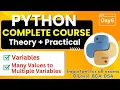 Python Variables - types and rules Python Complete Course for Beginners