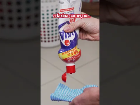a faxina começou... e o produto acabou?