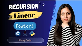 Pow x n Logarithmic Recursion Explained Divide Conquer Pattern Java Python C