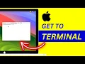 Use Terminal on Mac - Open Command Line in Mac MacBook MacBook Air and MacBook Pro