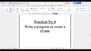 Advanced Java Programming Exp 6 to 9