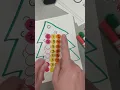 Christmas tree math activity - number and quantity matching