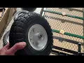 Assembly of Harbor Freight Lawn Wagon