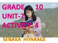 GRADE 10 UNIT - 7 ACTIVITY 4